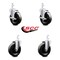 Service Caster 5 Inch Phenolic Wheel Swivel 7/8 Inch Square Stem Caster Brakes SCC, 2PK SCC-SQ20S514-PHS-TLB-78-2-S-2 - alternate 6